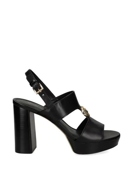 Sandale Michael Michael Kors cu cataramă cu autograf negru