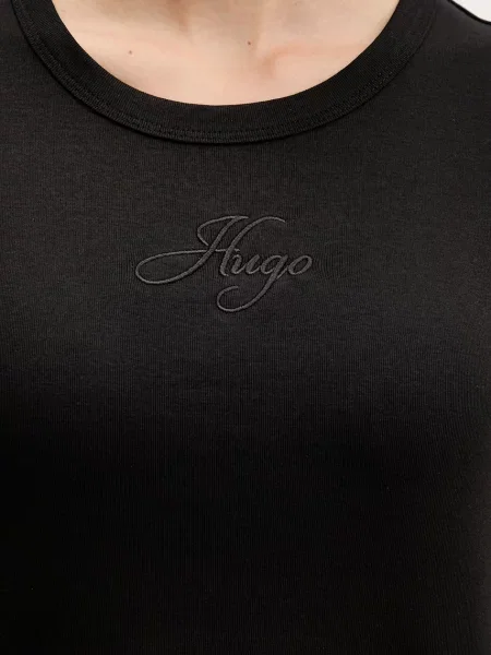 Укорочена футболка Hugo