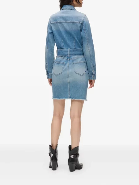 Костюм дънкова рокля Karl Lagerfeld Jeans синьо