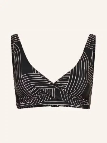 Watercult Bralette Bikini Top Line Set schwarz czarny