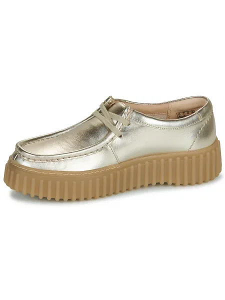 Pantofi Clarks auriu