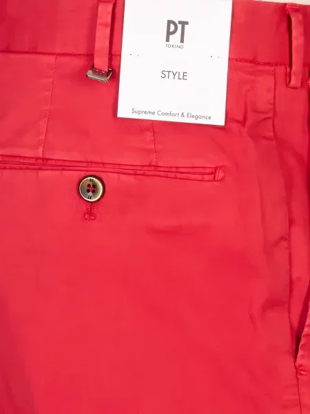 Pantaloni chino Pt Torino roșu
