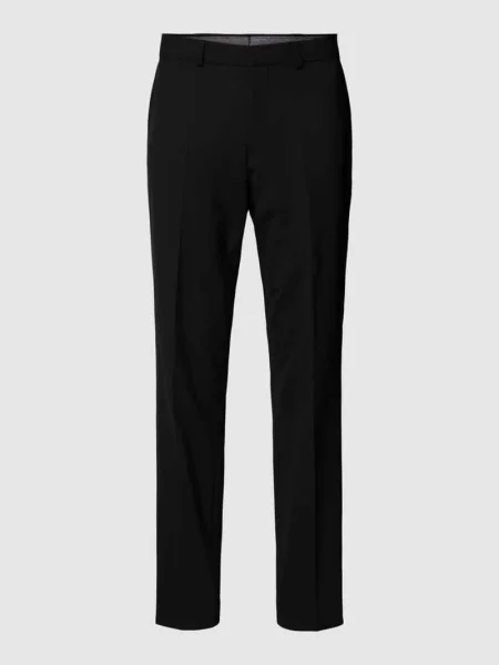 Spodnie do garnituru o kroju slim fit w kant model ‘OULTIMATE’ S.oliver Black Label czarne