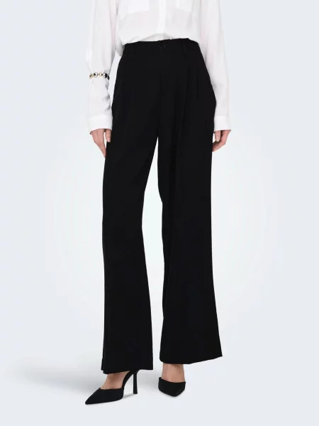 Pantaloni Jacqueline De Yong negru