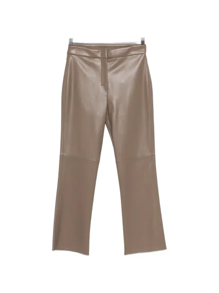 Pantaloni Max Mara din piele maro