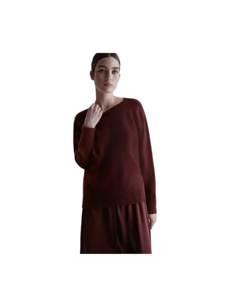 Sweter Marella wełniany czerwony