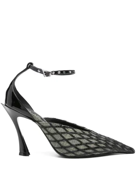 Papuci tip mules Mugler negru