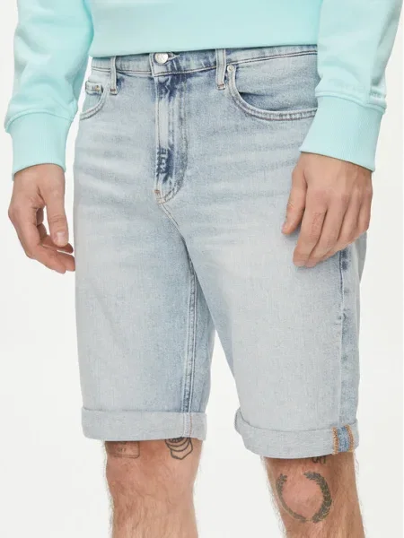 Calvin Klein Jeans Pantaloni scurți de blugi albastru