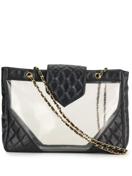 Kabelka Chanel Pre-owned modrá