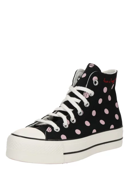 Converse Plátěnky Chuck Taylor All Star Lift Platform Polka Dots Černá bílé