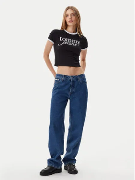 Tričko Tommy Jeans černé
