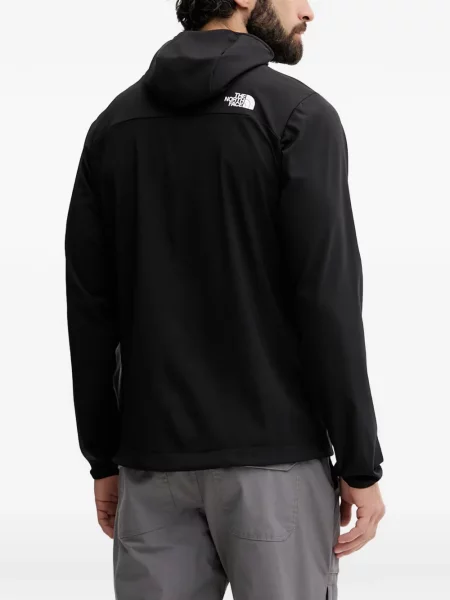 Geacă The North Face cu glugă negru