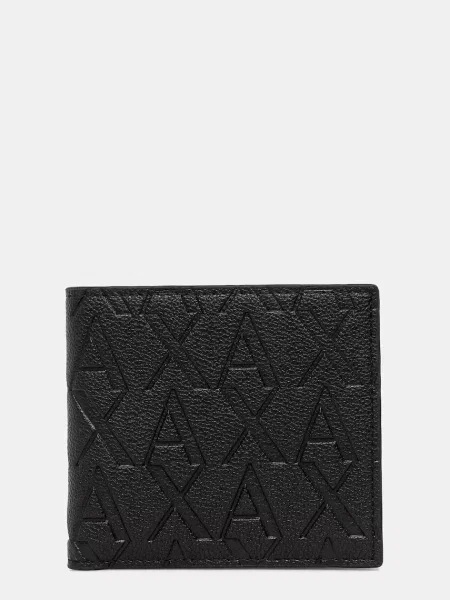 Portofel Mare pentru Bărbați Armani Exchange negru