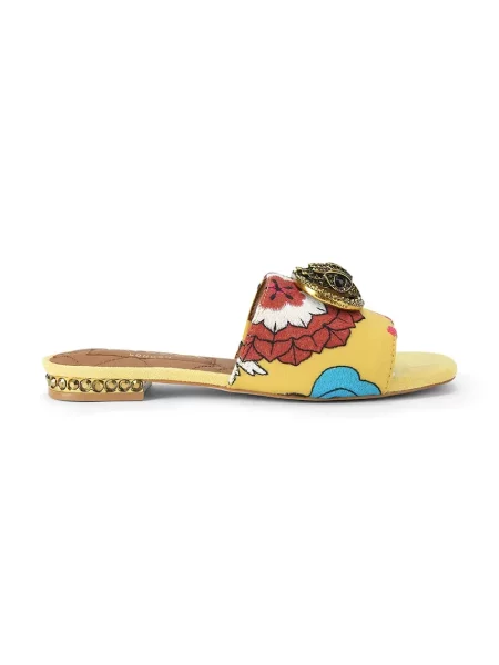 Kurt Geiger London natikači Chelsea Flat Sandal rumena