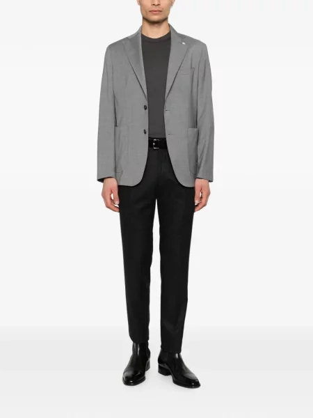 Pantaloni Tagliatore plisate gri