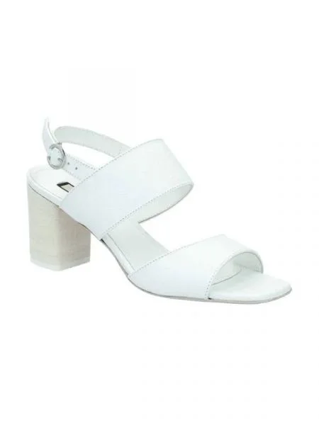Liu Jo De piele sandale cu gros CLARA 2 alb