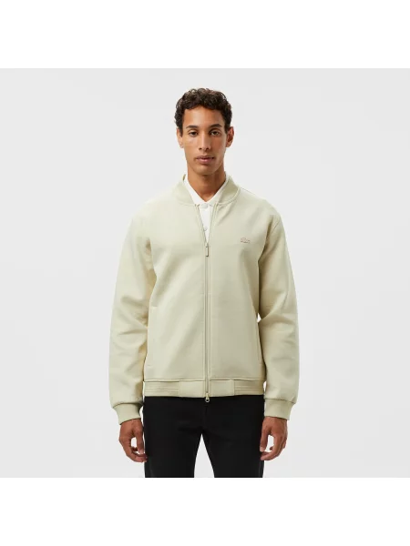 Lacoste Bluza Z Zamkiem beżowa