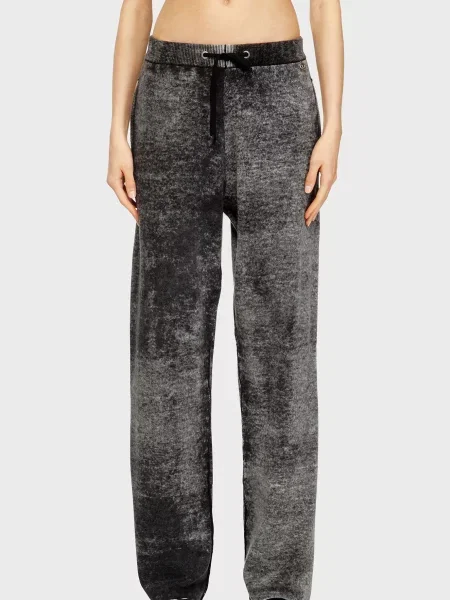 Вовняні спортивні штани Diesel сірі