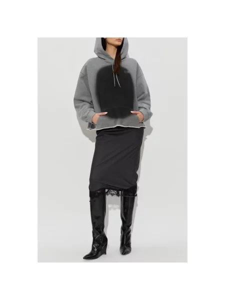 Maison Margiela bluza z kapturem szara