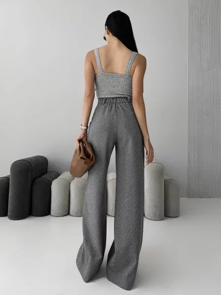 Брюки Jadone Fashion серые