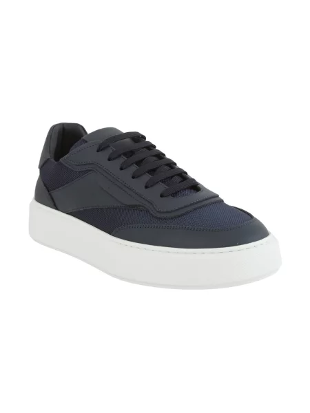 Sneakersy Antony Morato skórzane niebieskie