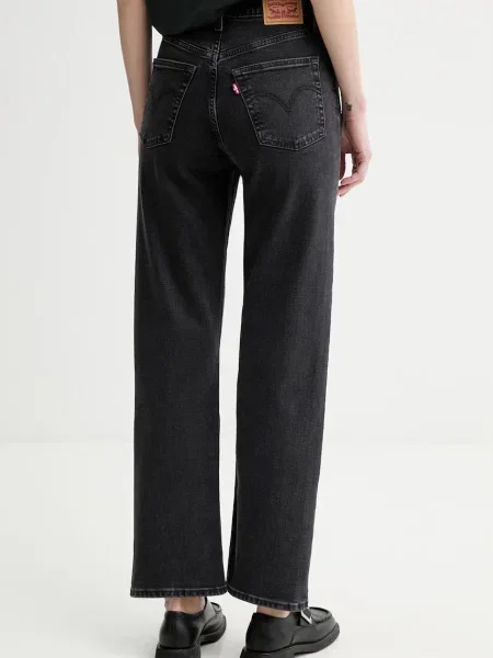 Levi's jeans RIBCAGE FULL LENGTH negru