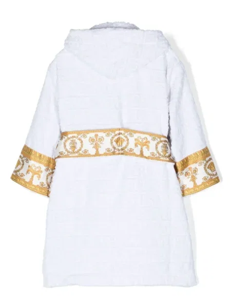 Szlafrok dziecięcy Versace biały