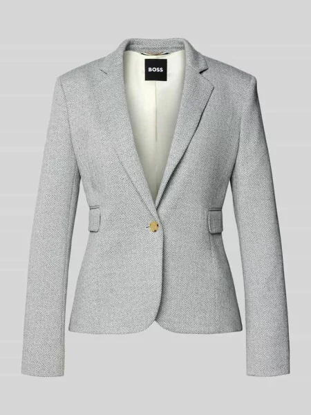 Żakiet o kroju shaped fit z wzór na całej powierzchni Model Boss