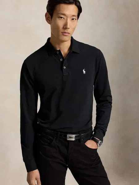 Tricou polo Polo Ralph Lauren negru
