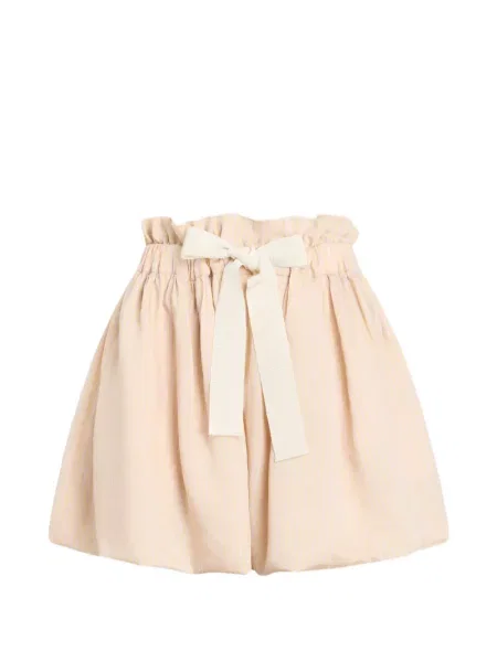 Mała mały spódnica mini Patou z falbankami