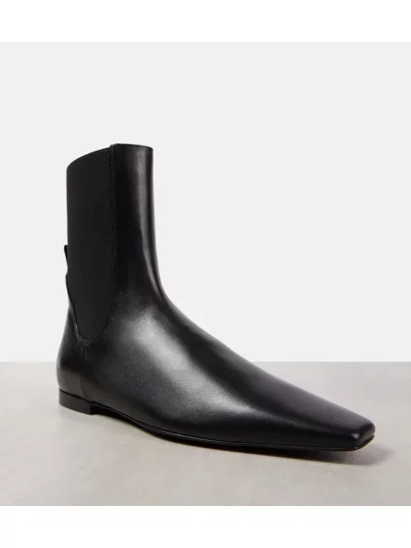 Botine chelsea Toteme din piele negru