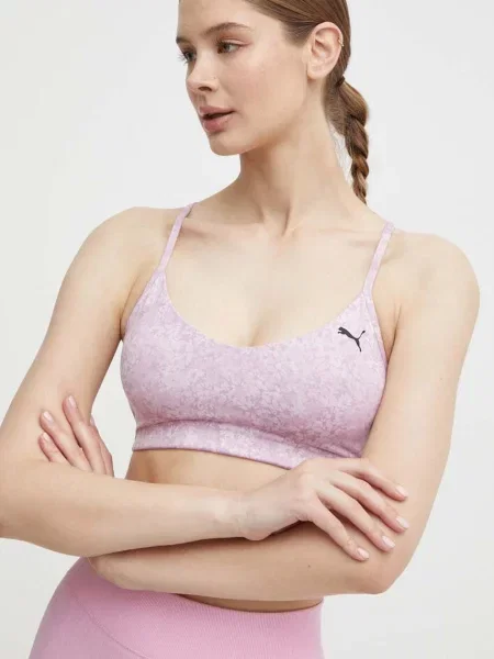 Jógová podprsenka Puma Yogini růžová
