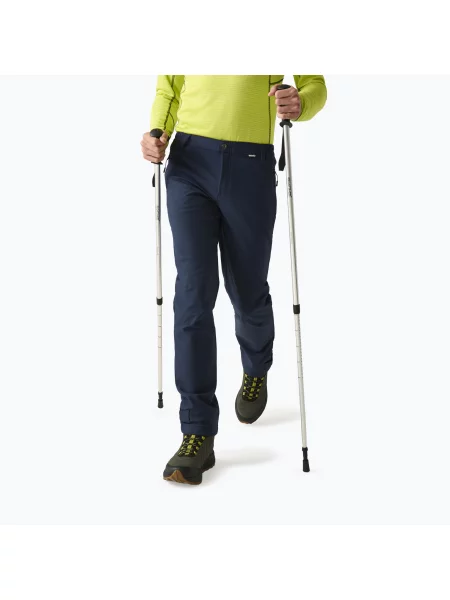 Pantaloni softshell pentru bărbați REGATTA Geo Softshell navy marină