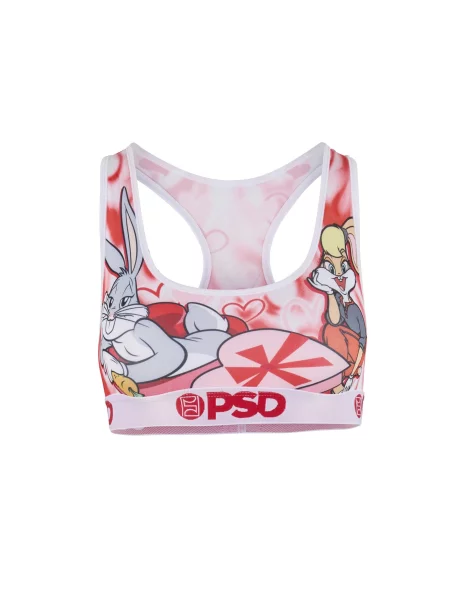 PSD Sportovní podprsenka LOONEY HEARTS SB mix barev