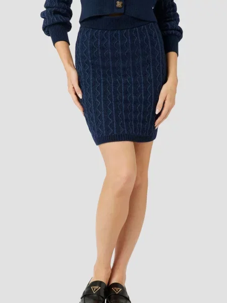 Юбка мини Guess синяя