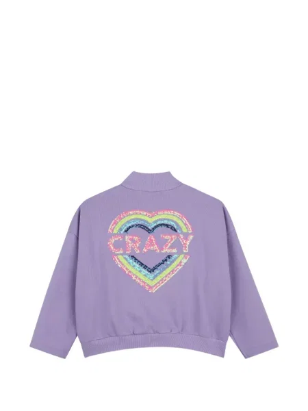 Kurtka bomber dziecięcy Billieblush fioletowy