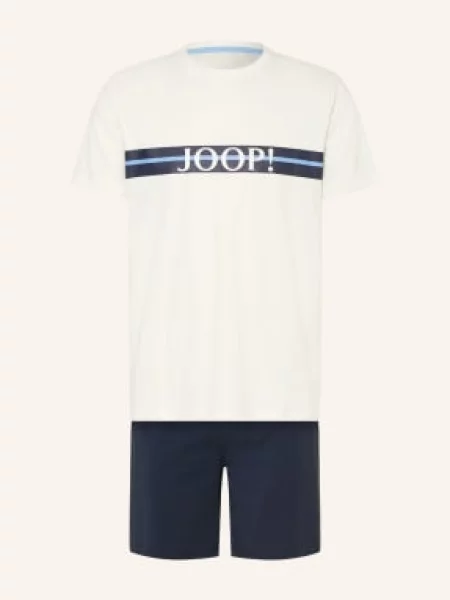 Joop! Piżama Typu Shorty weiss biała