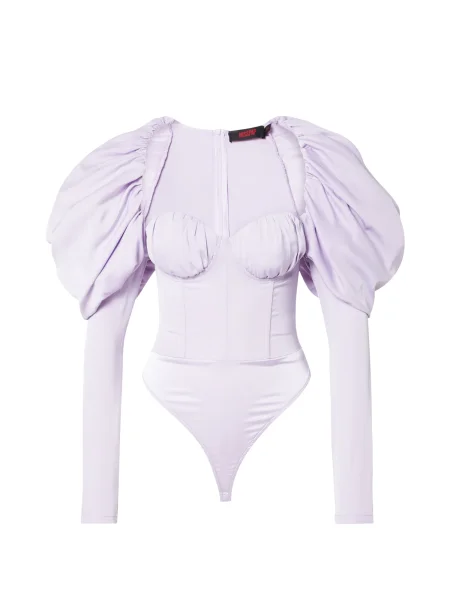 Misspap Bluză body mov pastel