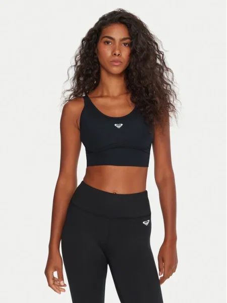 Roxy Sutien sport Heart Into It Attitude negru