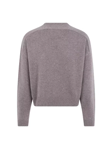 Sweter Loulou De Saison z kaszmiru brązowy