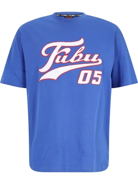 FUBU Tričko modrá / krvavě červená bílá