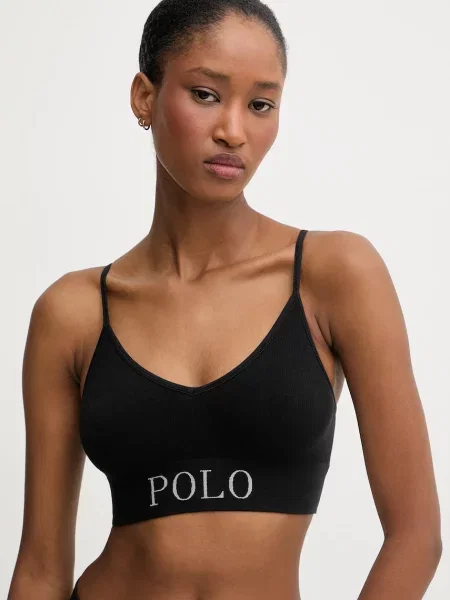 Polo Ralph Lauren podprsenka s lyocellem černá