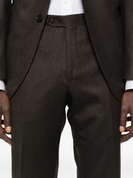 Costum Corneliani de lână de costum maro