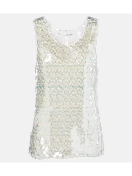 Top Xu Zhi z koralikami niebieski