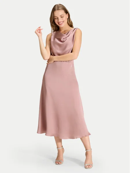 Swing Rochie cocktail roz