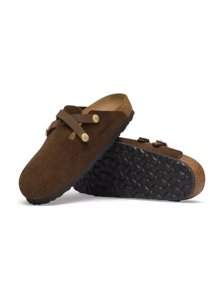 Замшевые мюли Birkenstock