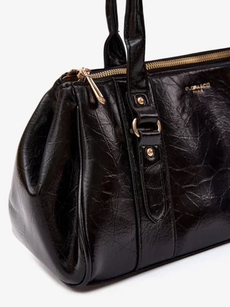 Geantă Flora & Co din piele negru