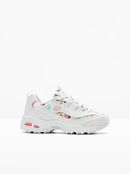 Sneakersy chunky Sketchers z pianką memory białe