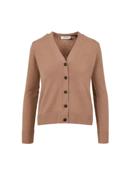Kardigan Max Mara brązowy
