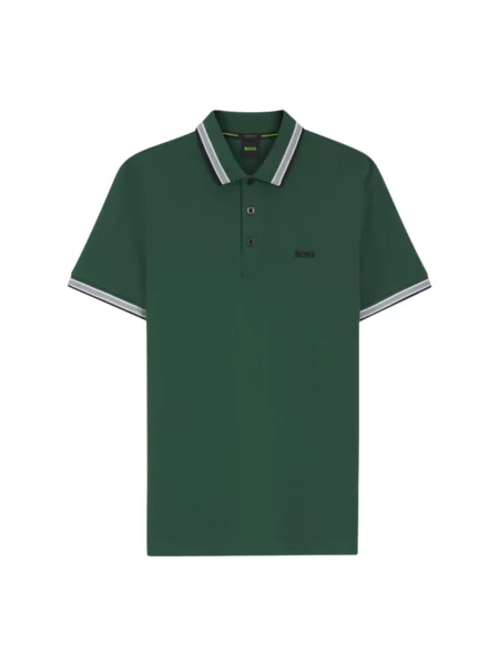 Koszulka polo Boss zielona